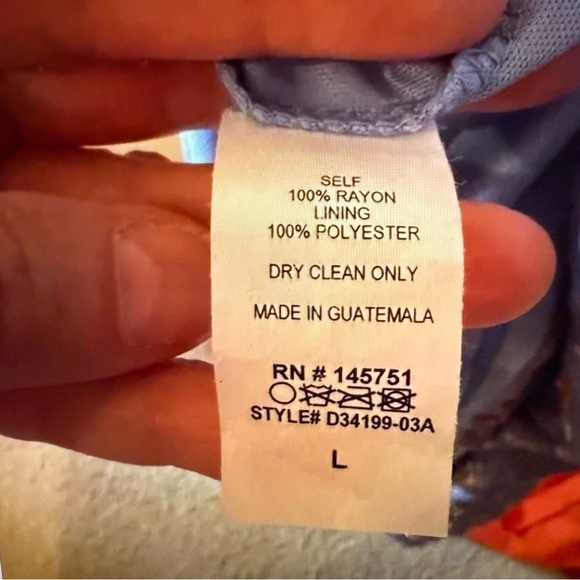 Altard State Floral Halter mini Dress in Blue and Orange - Picture 5 of 5